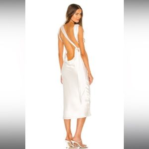 The Bar Max Dress in Blanc
